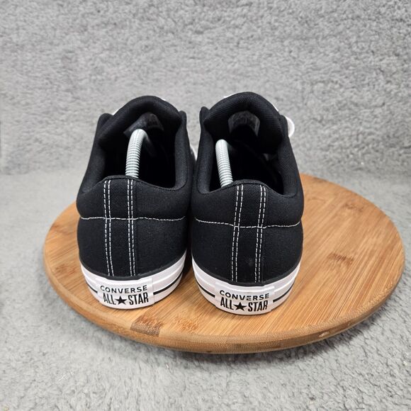 Converse Chuck Taylor All Star Low Sneakers Black / White Men Size 11.5 A01418F - Picture 4 of 7